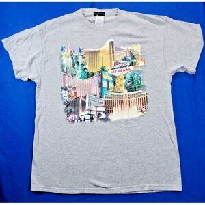 Vintage MGM MIRAGE Las Vegas Gray T-Shirt Men's Size XL
